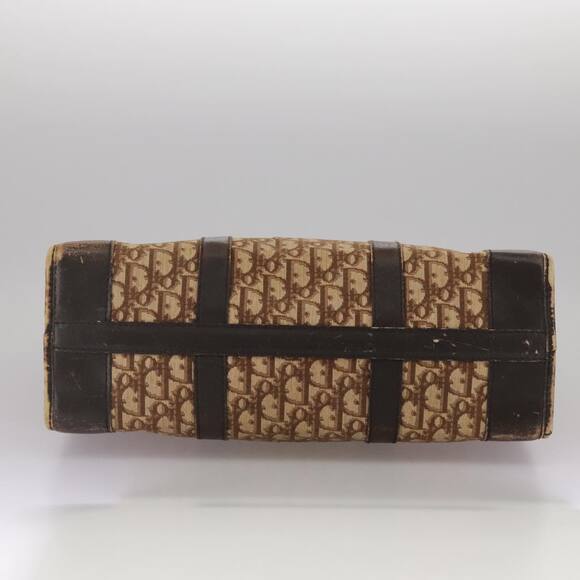 DIOR Trotter Canvas Hand Bag Brown - Picture 9 of 12